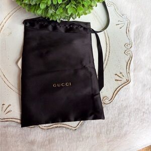 Gucci Black Satin Dust Bag